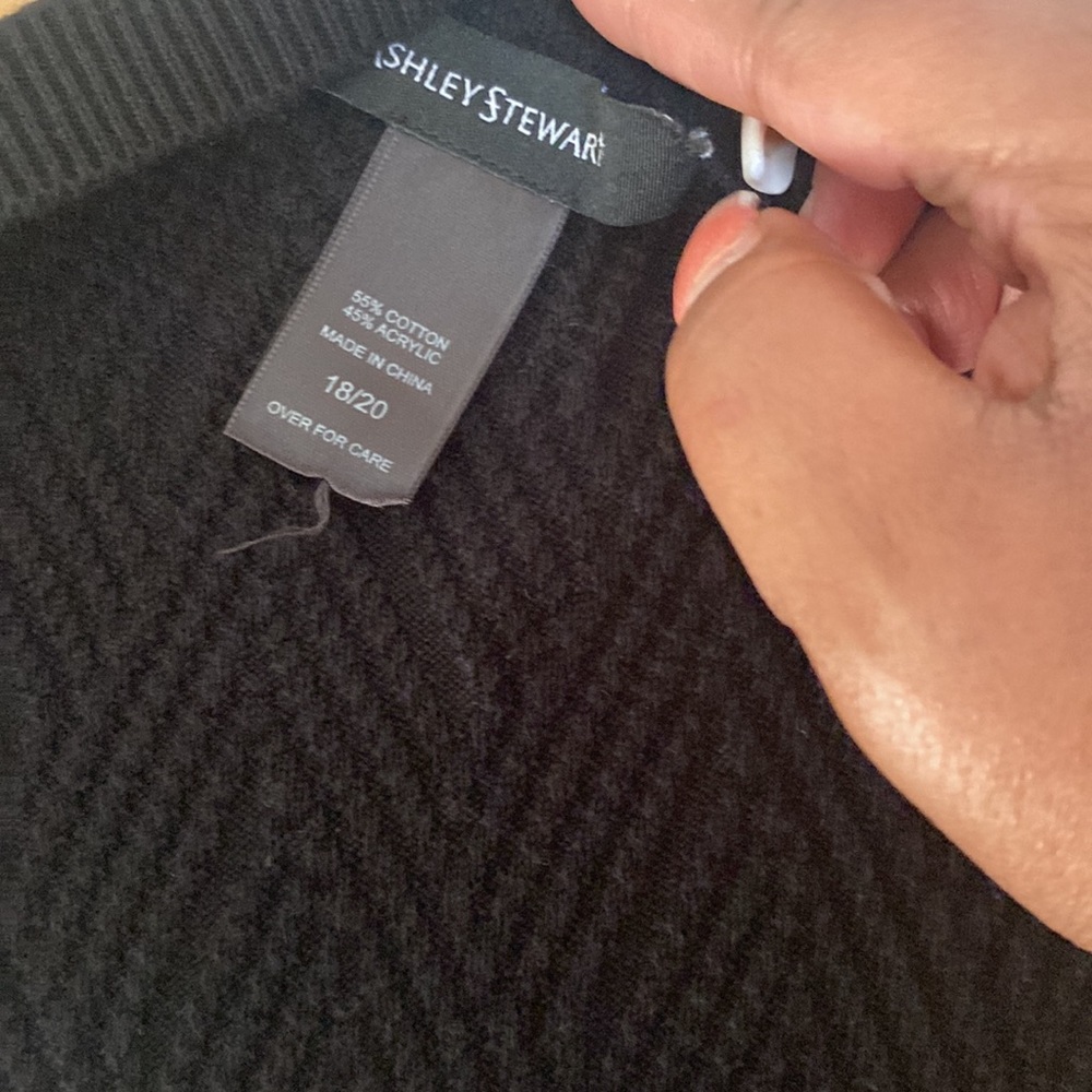 ASHLEY STEWART plus size (18/20) sweater knit jumpsuit - Picture 6 of 7